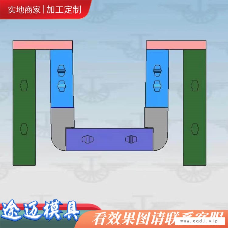 流水槽模具定制-途迈-巴彦淖尔流水槽模具图1