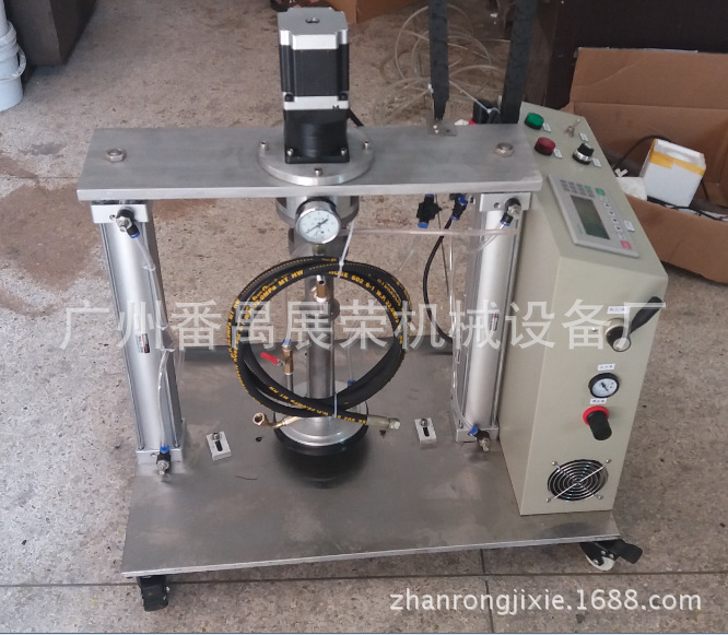 点胶机压力泵、高粘度压力泵、高粘度打胶机、活塞泵点胶示例图1