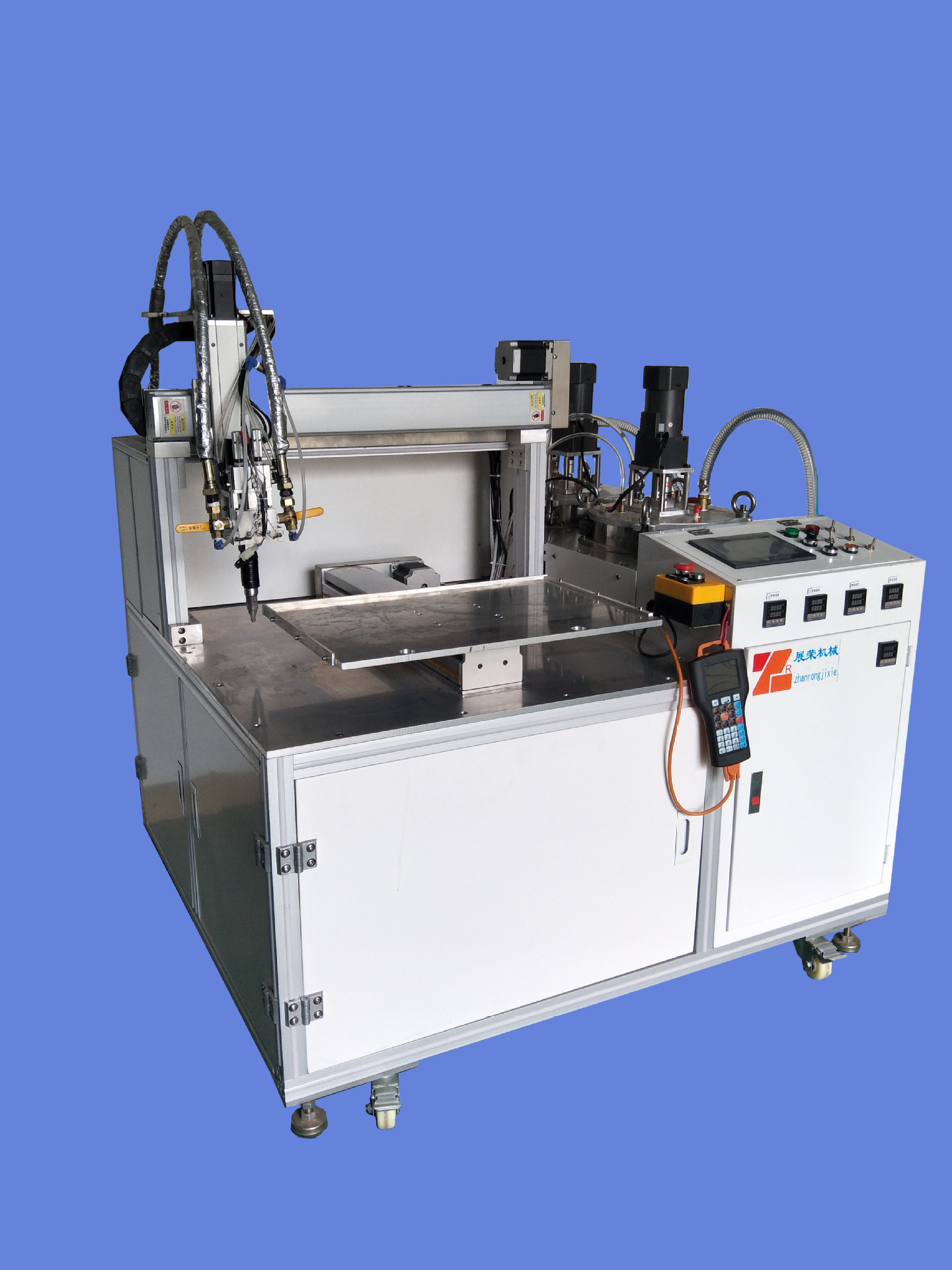 全自动灌胶机AB双液灌胶机环氧树脂三轴点胶机计量泵灌封胶机示例图2