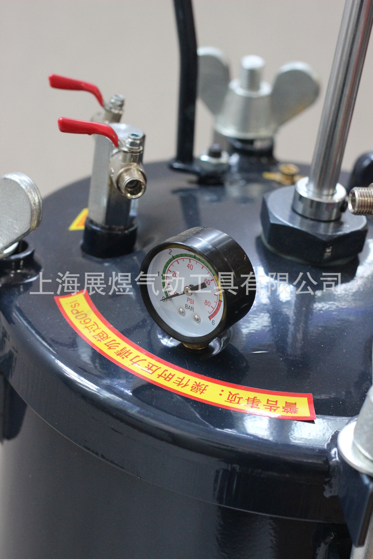 厂家直销手动压力罐压力桶油漆搅拌器点胶机压力罐60升压力桶示例图7