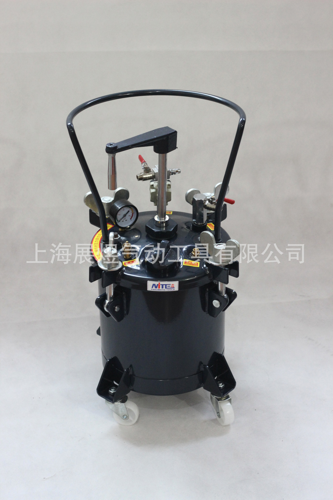 厂家直销手动压力罐压力桶油漆搅拌器点胶机压力罐60升压力桶示例图4