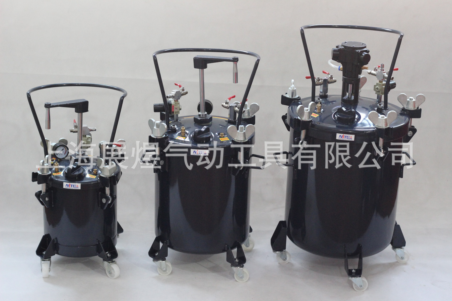厂家直销手动压力罐压力桶油漆搅拌器点胶机压力罐60升压力桶示例图10