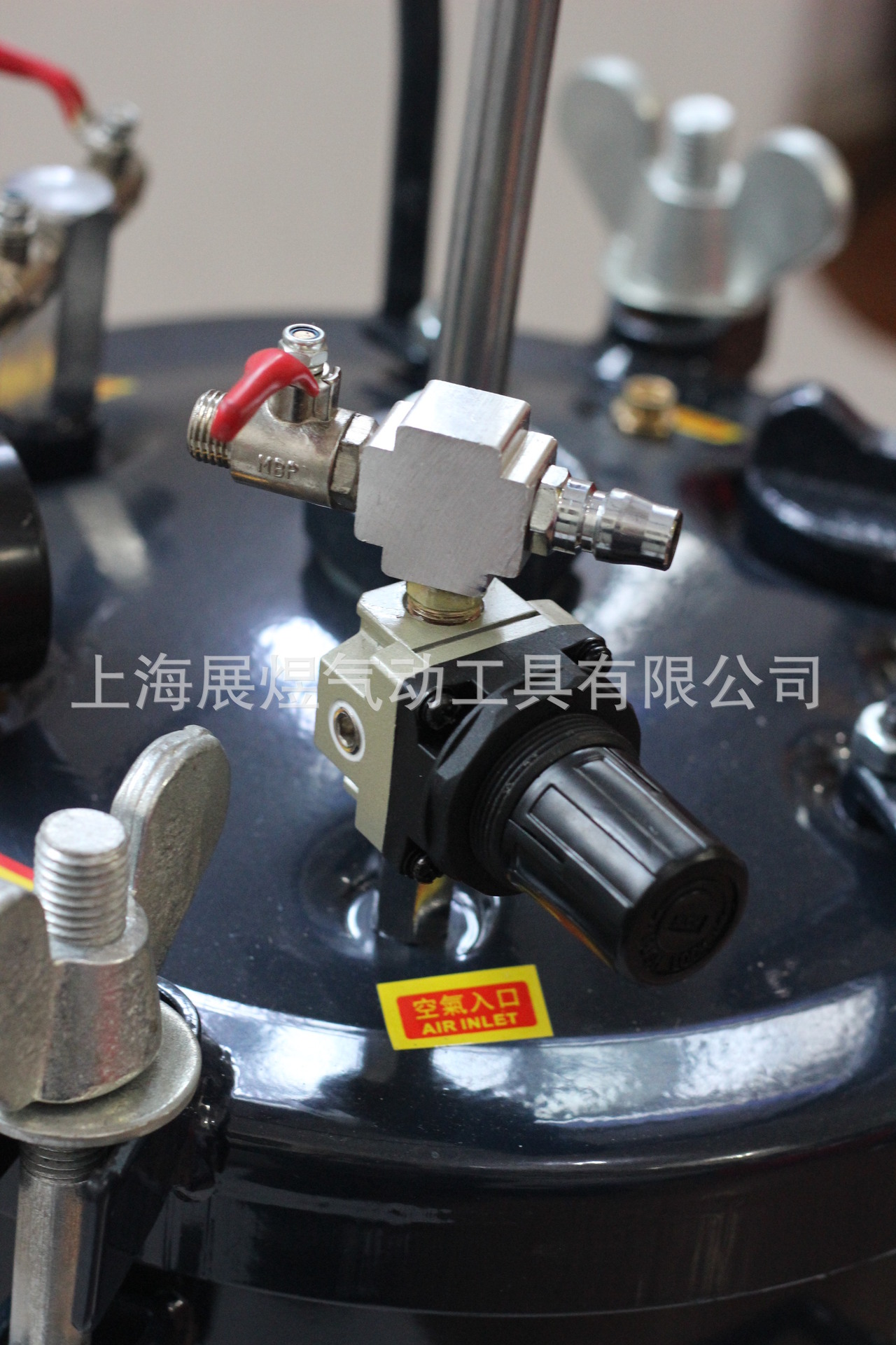 厂家直销手动压力罐压力桶油漆搅拌器点胶机压力罐60升压力桶示例图8