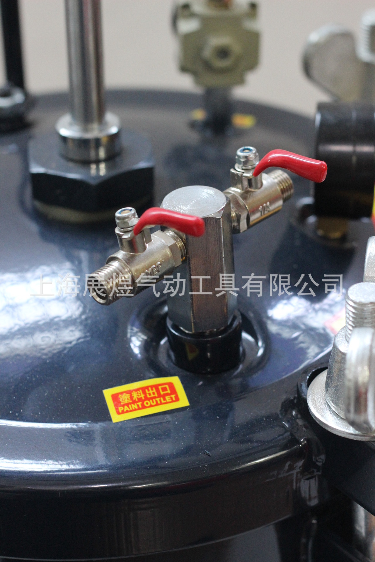 厂家直销手动压力罐压力桶油漆搅拌器点胶机压力罐60升压力桶示例图9
