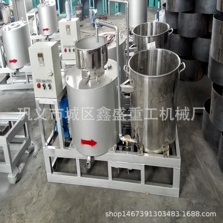 全自动加温搅拌食用油滤油机 双筒离心式滤油机 花生菜籽油过滤机示例图9