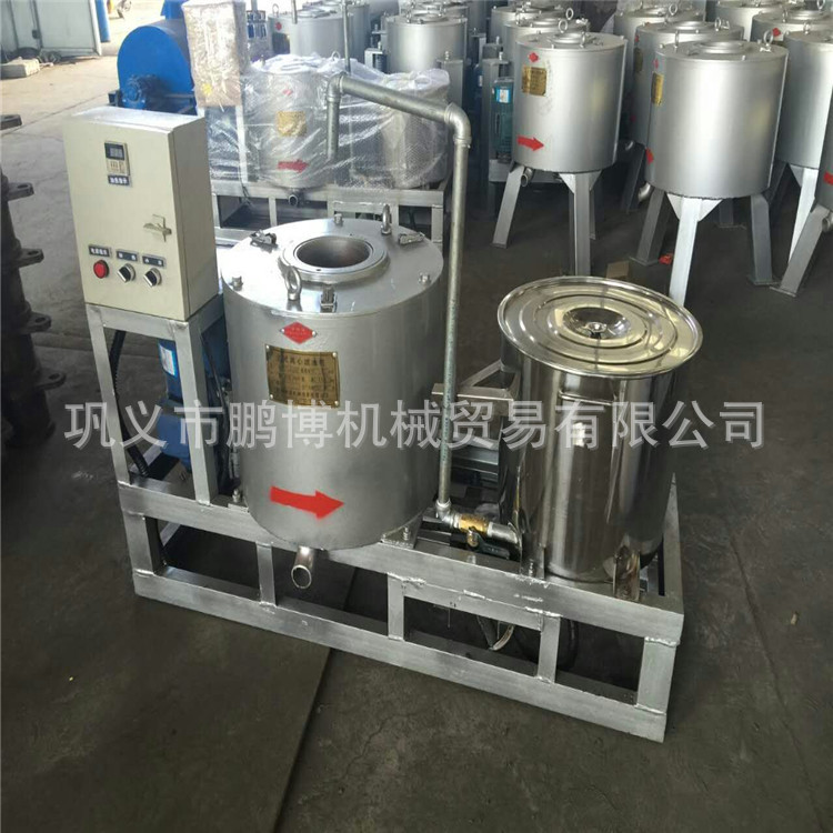 花生油离心滤油机 减震快速滤油设备 菜籽油立式滤油机热卖示例图12