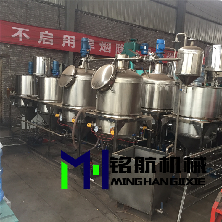 大型食用油精炼生产线 花生油精炼设备 大豆油精炼机 滤油机示例图7