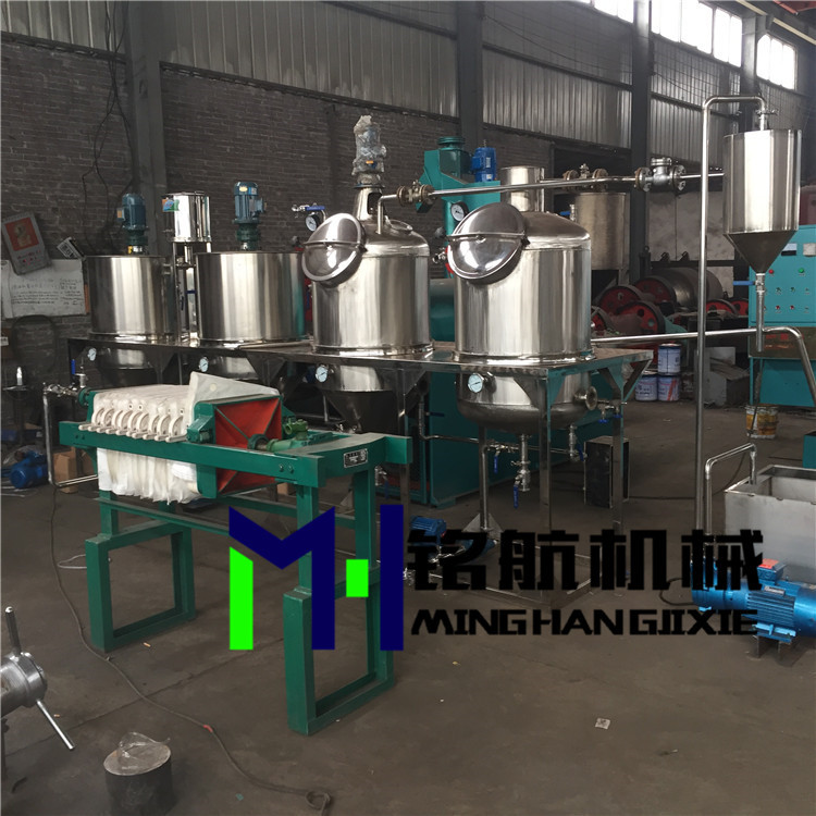 大型食用油精炼生产线 花生油精炼设备 大豆油精炼机 滤油机示例图9