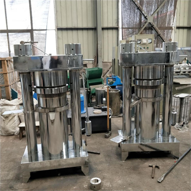 液压榨油机械 商用菜籽榨油机 大型大豆榨油机 芝麻液压榨油机滤油机厂