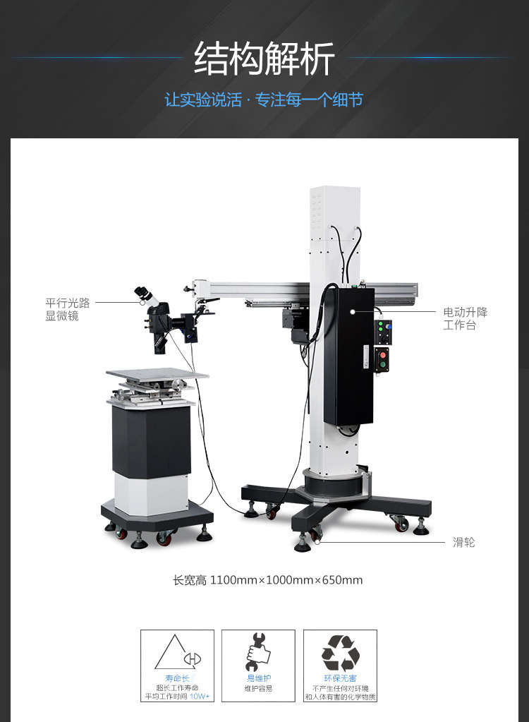 吊臂式模具修补激光焊接机 钢片模具焊接机 不锈钢模具修复焊机示例图2