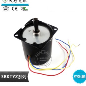 厂家直供 胶装机电机 3BKTYZ 40转 全钢齿 全铜线 同步减速马达图3
