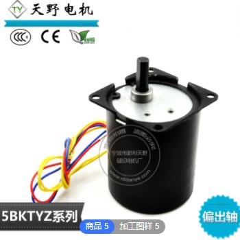 工厂直供 微型电动机 5BKTYZ 出轴定制 消防炮电机 交流马达 60HZ图3