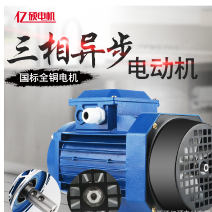拉幕机电机马达 三相异步电动机0.75KW 0.55KW 1.5KW图2