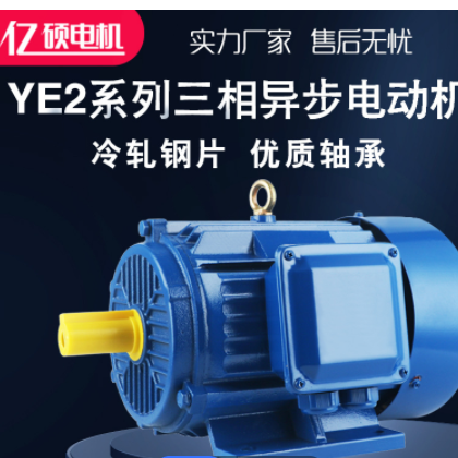 厂家直发三相异步电动机 YE2系列Y2 纯铜 3kw-6 YE2-132S-6图2