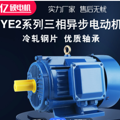 厂家直发三相异步电动机 YE2系列Y2 纯铜 3kw-4 YE2-100L2-4图3