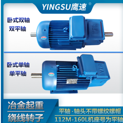 直供YZR315S-8级75KW起重及冶金用绕线转子三相电动机单双轴行吊图3